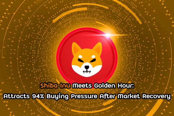 Shiba Inu Meets Golden Hour: Attracts 94% Buying Pressure After Market Recovery